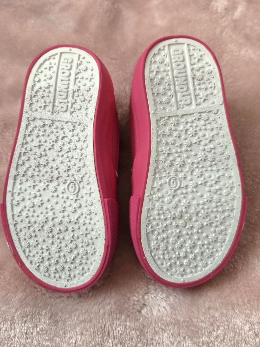 Barbie Hot Pink and White Kids Sneakers - Picture 2 of 2
